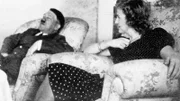 Adolf Hitler und Eva Braun im Berghof in Bayern, ca. 1936