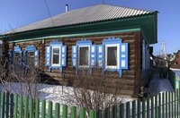 Ein typisch sibirisches Haus.