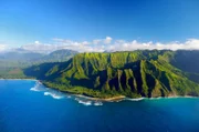 Die Na Pali Coast von Kaua'i, der ältesten bewohnten Insel Hawaiis