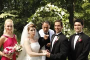 As seen in the on-air promo for Who the Bleep DID I Marry?