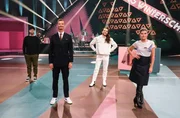 (v.l.n.r.) Mark Forster; Joko Winterscheidt; Riccardo Simonetti; Anke Engelke