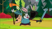 l-r: Sir Littlechin, Bugs Bunny