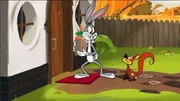l-r: Bugs Bunny, Squeaks the Squirrel