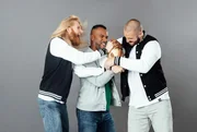 (v.l.n.r.) Christoph "Icke" Dommisch; Patrick Esume; Björn Werner