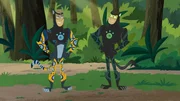 Zach will unbedingt einen schwarzen Jaguar entführen und ihn als Werbebotschafter nutzen. Doch die Wild-Brüder Martin (re.) und Chris wollen ihm einen Strich durch die Rechnung machen.