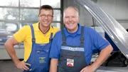 Die Autodoktoren: Hans-Jürgen Faul (r.) und Holger Parsch