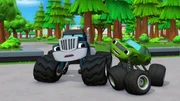 In Reifenhausen verschwinden auf rätselhafte Art und Weise allerlei Dinge. Als auch noch Crushers Lieblingsspielzeug "Truckie" verschwindet, vermuten die Trucks, dass ein mysteriöser Räuber dahintersteckt und wollen den Reifenspuren folgen, um ihn zu schnappen.