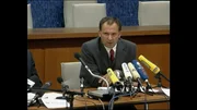 Wolfgang Geier, Leiter der Soko 2 im Fall Peggy, bei einer Pressekonferenz im Amtsgericht Hof.