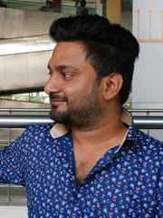 Sumit at an airport in India