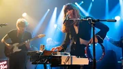 Band "Donna Blue" mit Leadsängerin Danique van Kesteren und Bart van Dalen (r)