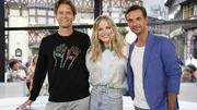 Die Jury mit Toby Gad (l.), Ilse DeLange und Florian Silbereisen.