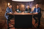 (v.l.n.r.) Roberto Cappelluti, Hadnet Tesfai, Tan Caglar und Bodo Bach.
