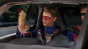 L-R: Henry Hart (Jace Norman), Captain Man / Ray Manchester (Cooper Barnes)