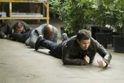 V.l.: Scully (Joel McKinnon Miller), Terry Jeffords (Terry Crews), Jake Peralta (Andy Samberg)