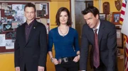 Das CSI-Team um Det. Mac Taylor (Gary Sinise, l.) und Det. Josephine Danville (Sela Ward) werden in den Ermittlungen im Mordfall eines Bäckereibesitzers von FBI Agent Russ Josephson (David James Elliott) unterstützt. Können Sie gemeinsam den Täter fassen?