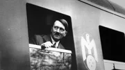 Hitler in a train