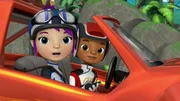 L-R: Gabby, AJ