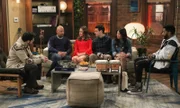 (v.l.n.r.) Clark (Christopher Mintz-Plasse); Eddie (Chris Williams); Brooke (Susannah Fielding); Paul (Andrew Leeds); Emma (Christine Ko); Mason (Shaun J. Brown)