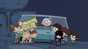 L-R: Luan, Leni, Lola, Lori, Lana, Lincoln, Luna, Lucy, Lynn, Lisa