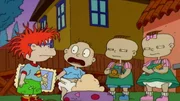 L-R: Chuckie Finster, Tommy Pickles, Dil Pickles, Phil DeVille, Lil DeVille