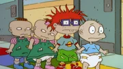L-R: Phil DeVille, Lil DeVille, Chuckie Finster, Tommy Pickles