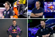 Oben, l-r: Matthias Walkner, Heinz Kinigadner. Unten, l-r: Sebastien Loeb und Philipp Eng.