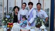 Deavan, Jihoon, and their family celebrate their baby’s 100th Day.