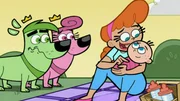 Cosmo (l.), Wanda (2.v.l.)