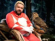 Oliver Polak mit Eule.