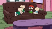 L-R: Phil DeVille, Lil DeVille, Chuckie Finster, Tommy Pickles