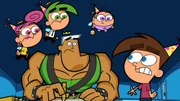 L-R: Wanda, Cosmo, Jorgen, Poof, Timmy