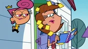 L-R: Wanda, Timmy als Mrs. Turner