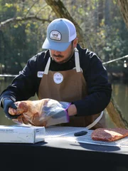 Chris & Stephen prep ribs