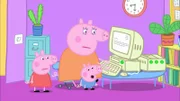 L-R: Peppa Pig, Mummy Pig, George Pig