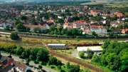 Lehrte: Luftaufnahme Museumsstellwerk.