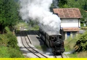 Dampf auf der Museumsbahnstrecke  Azpeitia - Laso.