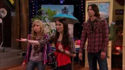 v.li.: Sam Puckett (Jennette McCurdy), Carly Shay (Miranda Cosgrove), Spencer Shay (Jerry Trainor)