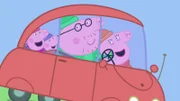 v.li.: Peppa Pig, George Pig, Daddy Pig, Mummy Pig