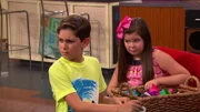 L-R: Billy Thunderman (Diego Velazquez), Nora Thunderman (Addison Riecke)