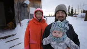 Tig Strassburg mit seiner Frau Louise Moses und ihrem Baby Wesley Strassburg. (National Geographic für Disney)