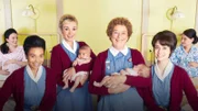 L-R: Lucille Anderson (Leonie Elliott), Trixie Franklin (Helen George), Phyllis Crane (Linda Bassett) und Valerie Dyer (Jennifer Kirby)