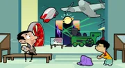 Mr. Bean (l.)