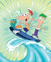 Phineas (l) und Ferb