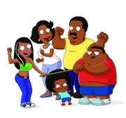 (v.l.n.r.) Roberta Tubbs; Donna Tubbs-Brown; Rallo Tubbs; Cleveland Brown; Cleveland Brown Jr.
