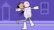 Durch das Drücken des Turbo-Knopfs gerät der Roboter vollkommen außer Kontrolle. Mr. Bean muss ihn nun aufhalten, bevor noch mehr Chaos entsteht.