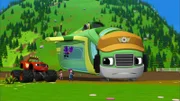 Blaze (l.), AJ (2.v.l.), Gabby (2.v.r.), Swoops (r.)