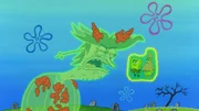 L-R: Flying Dutchman, SpongeBob, Patrick