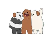 L-R: Panda, Grizzly, Ice bear
