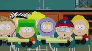 L-R: Eric, Kyle, Kenny, Stan, Bebe