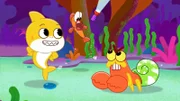 Baby Shark (l.), William (m.)